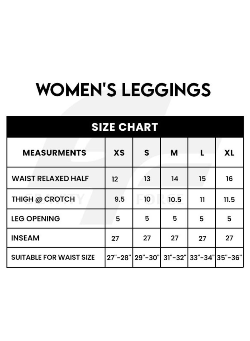 Gravity Force Women High Waisted Gym Leggings | Tummy Control, Squat Proof, 4-Way Stretch Yoga Pants | Breathable Workout & Fitness Activewear - Image 4
