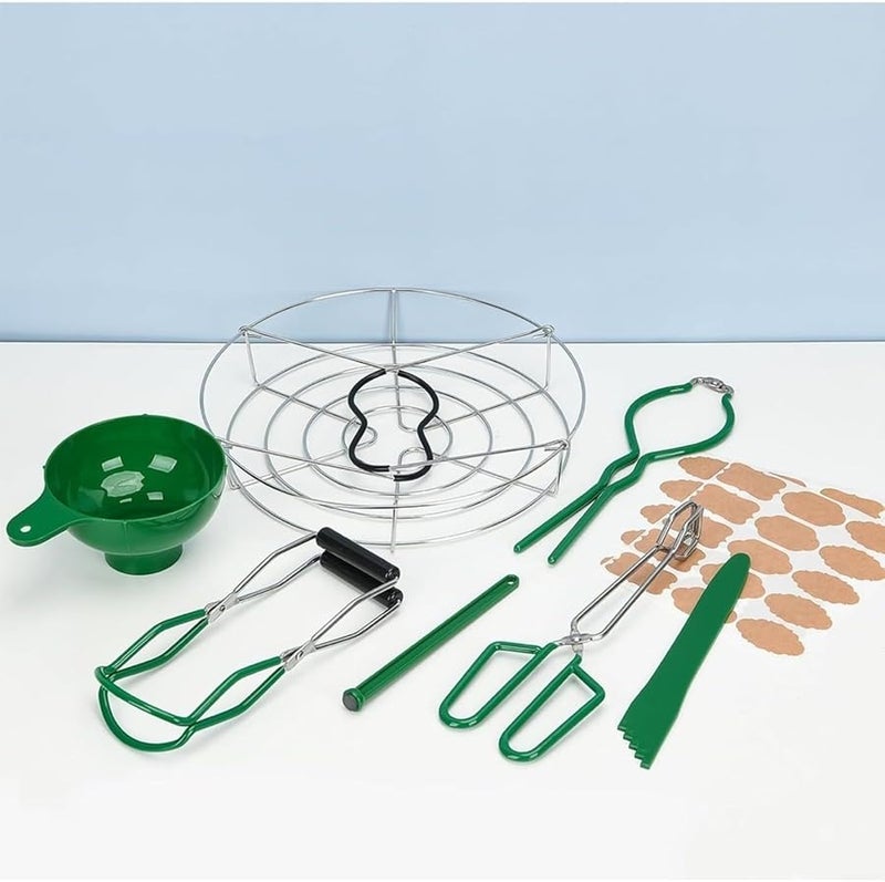 Stainless Steel Canning Tools Set with Jar Lifter Funnel Heat Resistant Kitchen Utensil Kit - Image 4