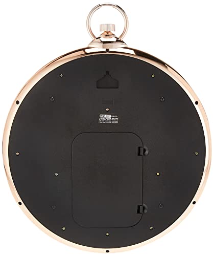 Ajanta Plastic Analog Wall Clock 2207 – Copper | Silent Sweep Movement | Designer Home & Office Wall Clock | 42.5 x 36 cm - Image 4