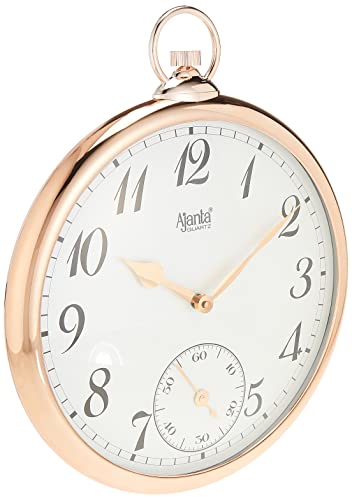 Ajanta Plastic Analog Wall Clock 2207 – Copper | Silent Sweep Movement | Designer Home & Office Wall Clock | 42.5 x 36 cm - Image 2