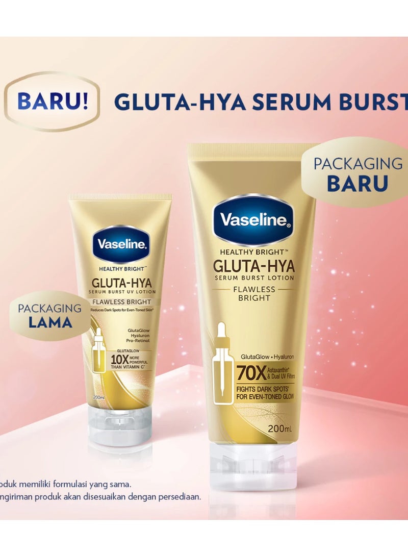Vaseline Gluta-Hya Body Serum Flawless Bright, 200ml