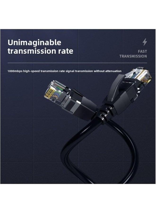 Generic Pure Copper Network Cable Household Super 66 Gigabit Computer 55 Router 10 Broadband Finished High-speed 15 Meters-Color:Category 6 Blue Over Fuluke Oxygen-free Copper-Line Length:6m  - Image 3