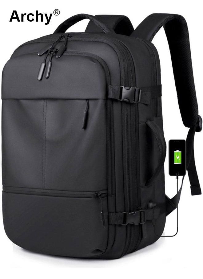 Archy - Fits 17-Inch Laptop Backpack Business Backpack 3-in-1 Scalable Capacity College Bookbag for Work School - Image 1