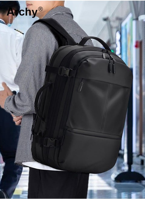 Fits 17-Inch Laptop Backpack Business Backpack 3-in-1 Scalable Capacity College Bookbag for Work School