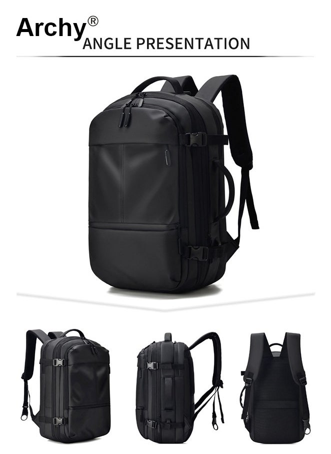 Archy - Fits 17-Inch Laptop Backpack Business Backpack 3-in-1 Scalable Capacity College Bookbag for Work School - Image 1