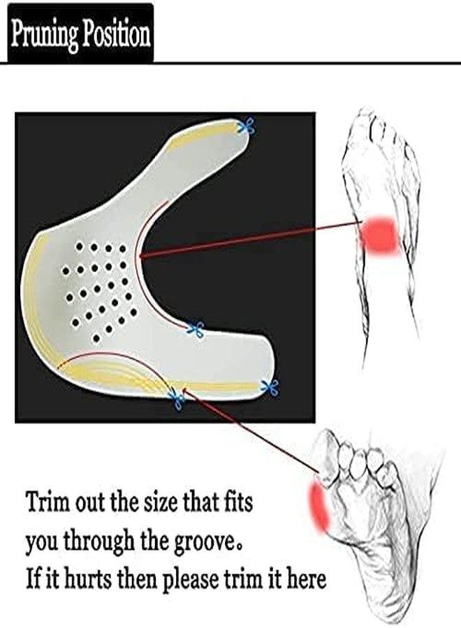 MJSCPHBJK 4 Pairs Shoe Creases Protector, Prevent Sneaker Shoes Crease Protector for Men's 7-12 Women's 5-9 - Image 3