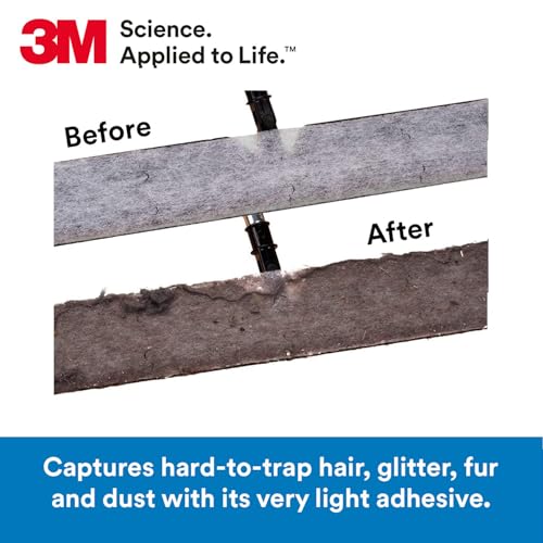3M Easy Trap Sweep and Dust Sheets, 1 Roll of 250 8" x 6" Sheets, Disposable Easy Sweep Floor Duster, Picks Up 8x More Dirt, Dust, Sand, Hair, Works on Dry or Wet Surfaces, 55654W - Image 4
