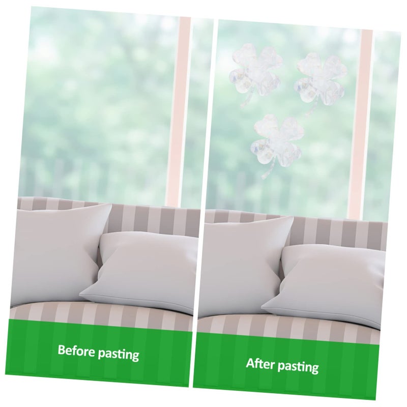 6 Sheets Anti Collision Window Decals PVC Bird Protection Stickers Removable Decorative Glass Door Film - Image 4