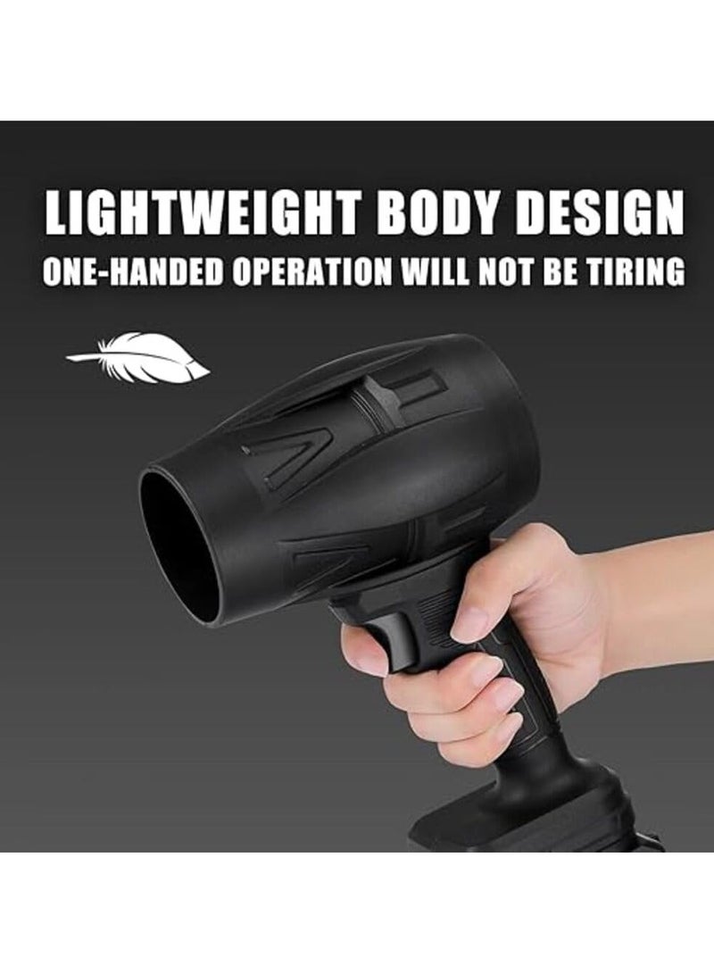 Generic Powerful Cordless Leaf Blower, Mini Handheld Dust Blower with 3000mAh Battery, High-Speed Turbo Air  - Image 5