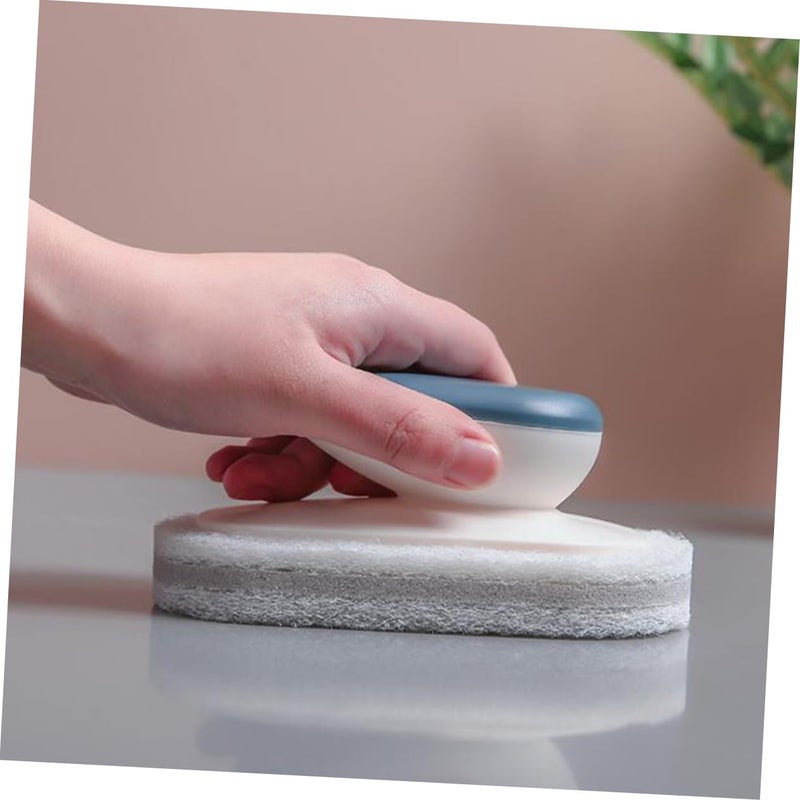 2 Pack Soft Sponge Scrubber Brushes For Kitchen And Bathroom Cleaning - Image 4