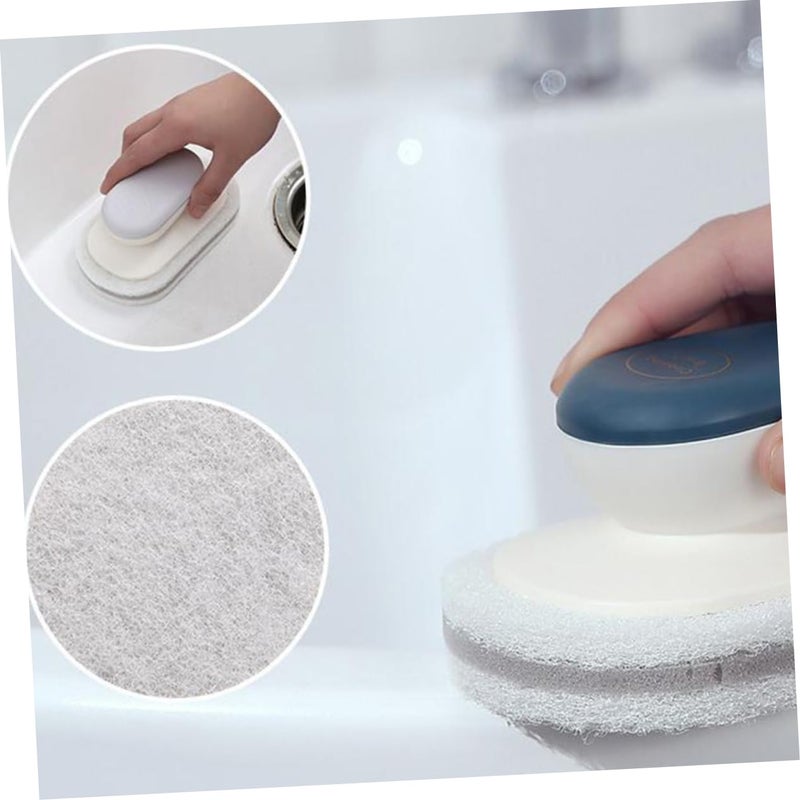 2 Pack Soft Sponge Scrubber Brushes For Kitchen And Bathroom Cleaning - Image 5
