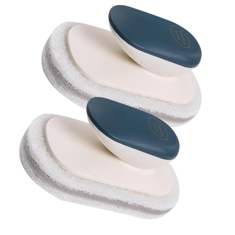 2 Pack Soft Sponge Scrubber Brushes For Kitchen And Bathroom Cleaning - Image 2