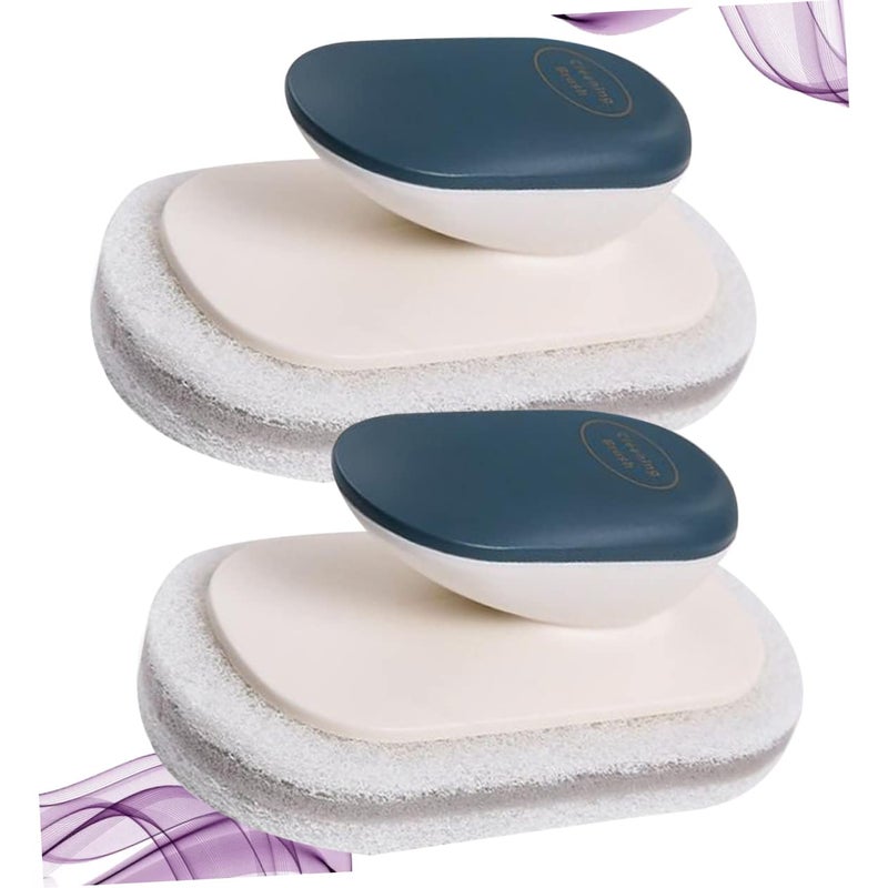 2 Pack Soft Sponge Scrubber Brushes For Kitchen And Bathroom Cleaning - Image 3