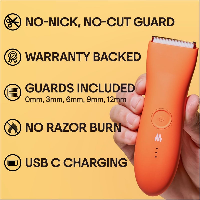 ميريديان ماكينة تشذيب ميريديان بريميوم للرجال والنساء، شحن USB-C، قفل للسفر، 6 ألوان متوفرة (Blaze) - Image 2