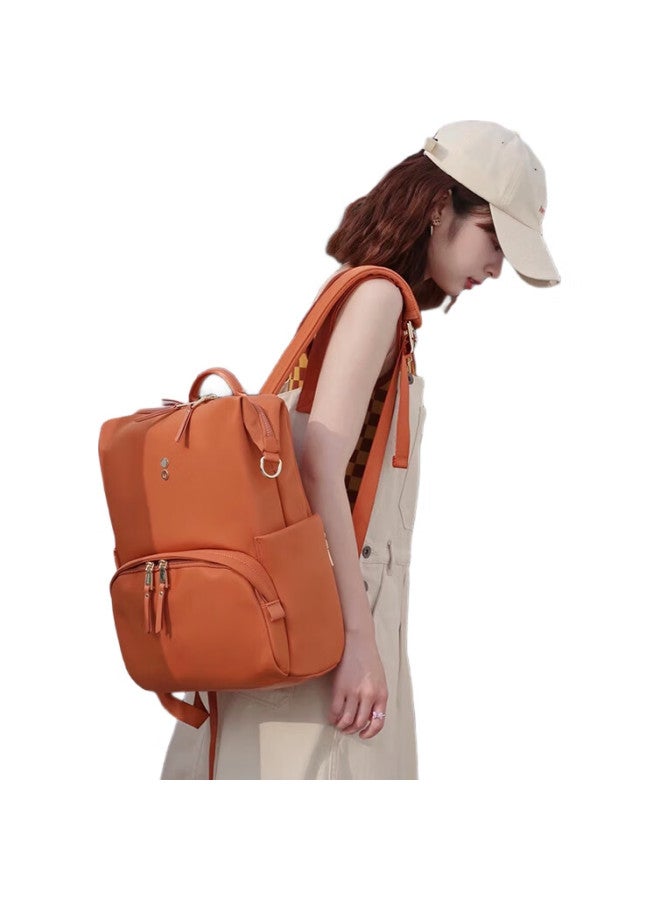 Echolac Backpack For Women, Fashionable Travel Bag, Casual Bookbag, Versatile Bag, Gift For Girlfriend, Ckp2075, Mica Gray, Size M - Image 1