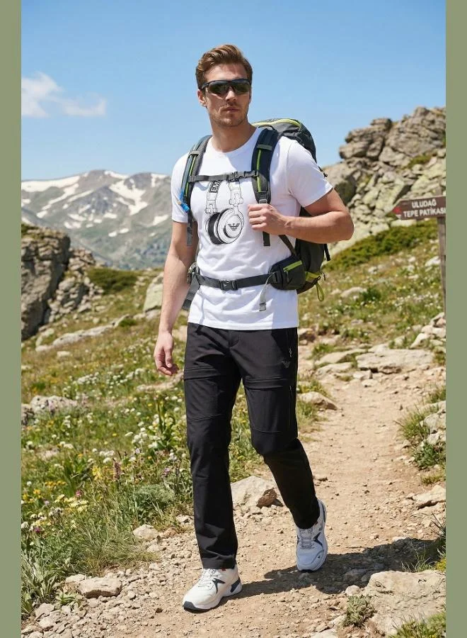 بوراتي Buratti Regular Fit Normal Waist Straight Leg Trekking and Courier Trousers Men's PANTS 693705