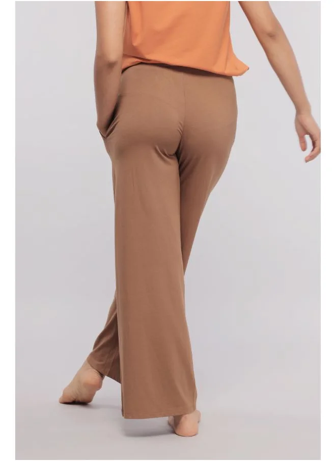 NeceSera Home Brown Flared Supima Lounge Set