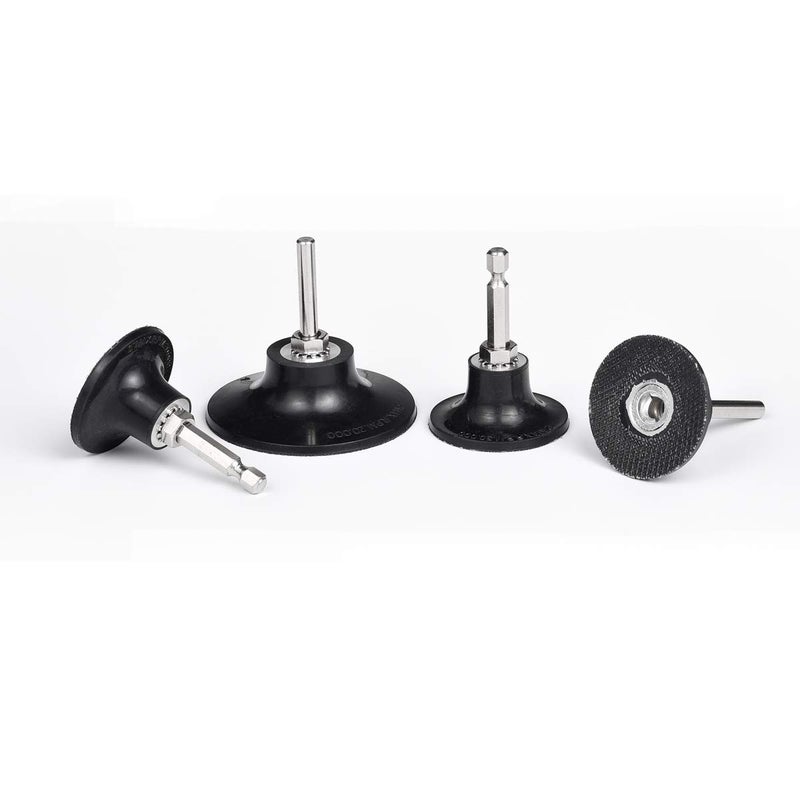 Tshya Quick Change Disc Pad Holder, 4 Pack Roll Lock Disc Holder, with 1/4" Shanks for Die Grinder Accessories - Image 4