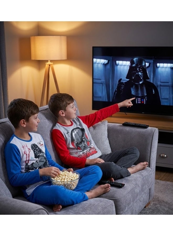 ستار ورز 2طقم بيجامة بأكمام طويلة مصنوع من القطن بنسبة 100%، وطقم بيجامة بأكمام طويلة مصنوع من القطن بنسبة 100%. - Image 4