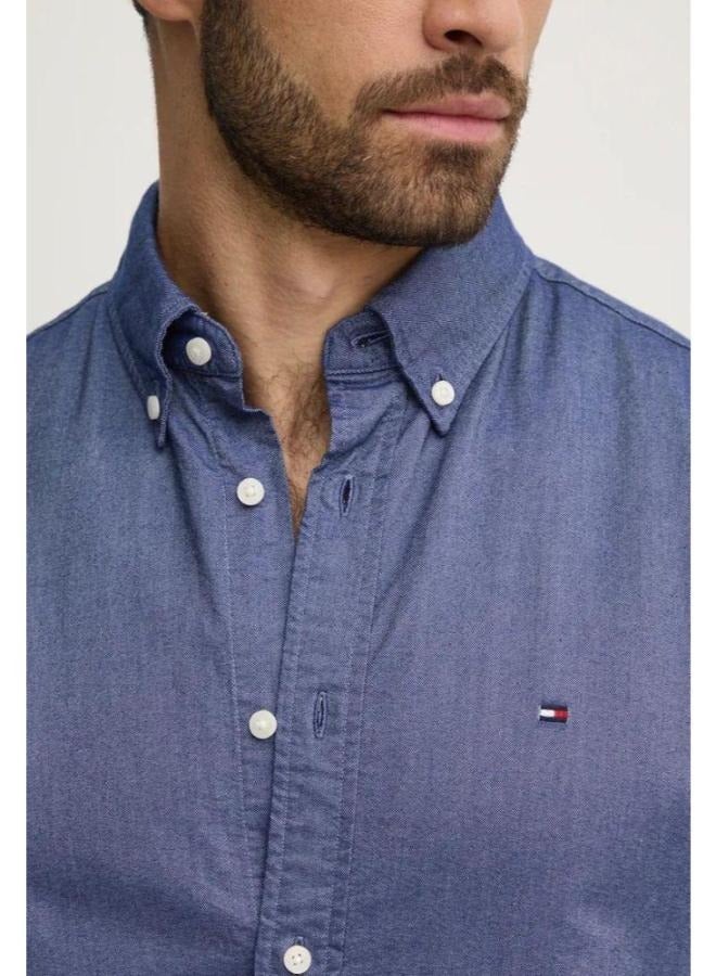 Tommy Hilfiger Classic Shirt - Blue- Available in all sizes(slim fit)