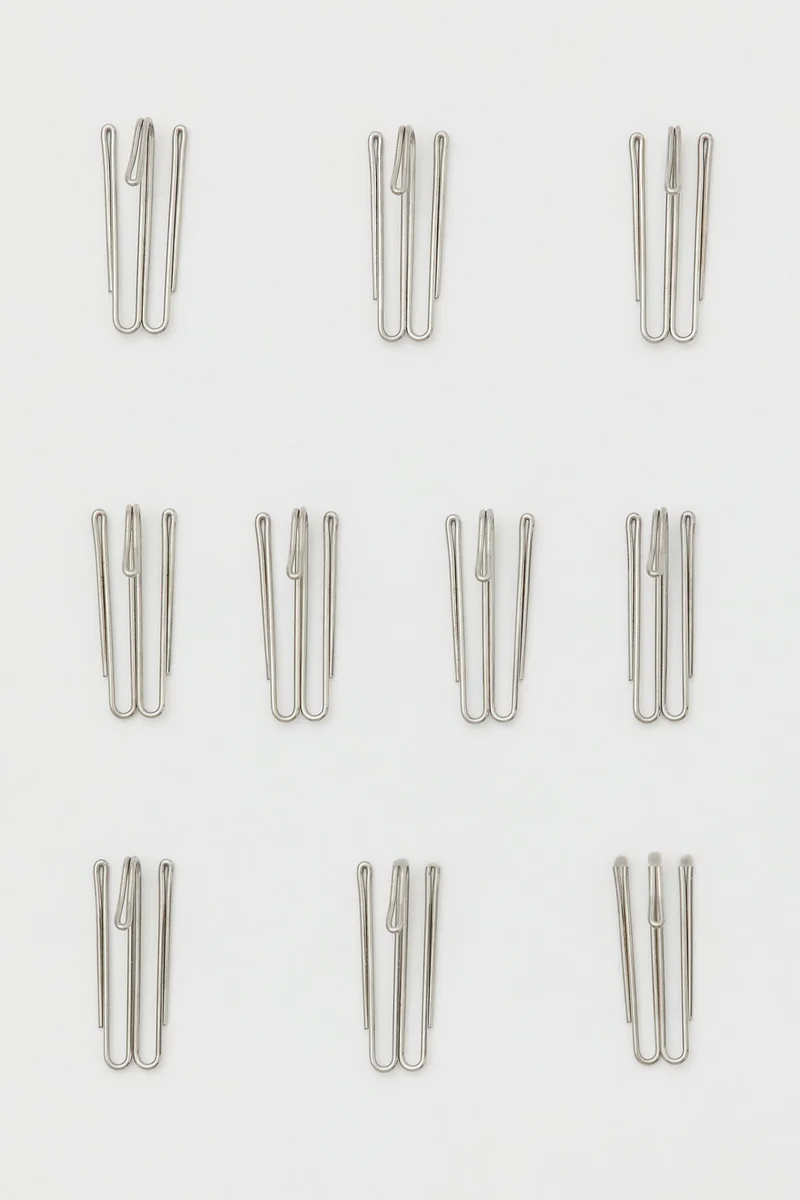 H&M 10-pack curtain hooks