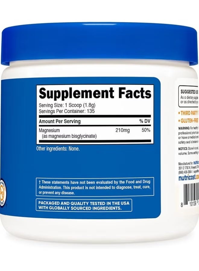 نوتريكوست، بيسجليسينات المغنيسيوم، بدون نكهة، 8.9 أونصة (250 غرام) - Image 4