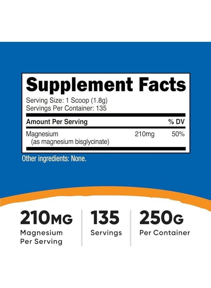 نوتريكوست، بيسجليسينات المغنيسيوم، بدون نكهة، 8.9 أونصة (250 غرام) - Image 3