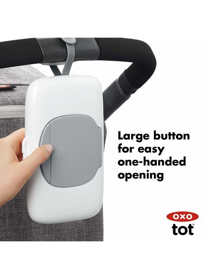 OXO Tot On-The-Go Wipes Dispenser- Gray, 1 Count (Pack of 1)  - Image 2