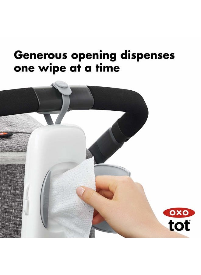 OXO Tot On-The-Go Wipes Dispenser- Gray, 1 Count (Pack of 1)  - Image 3