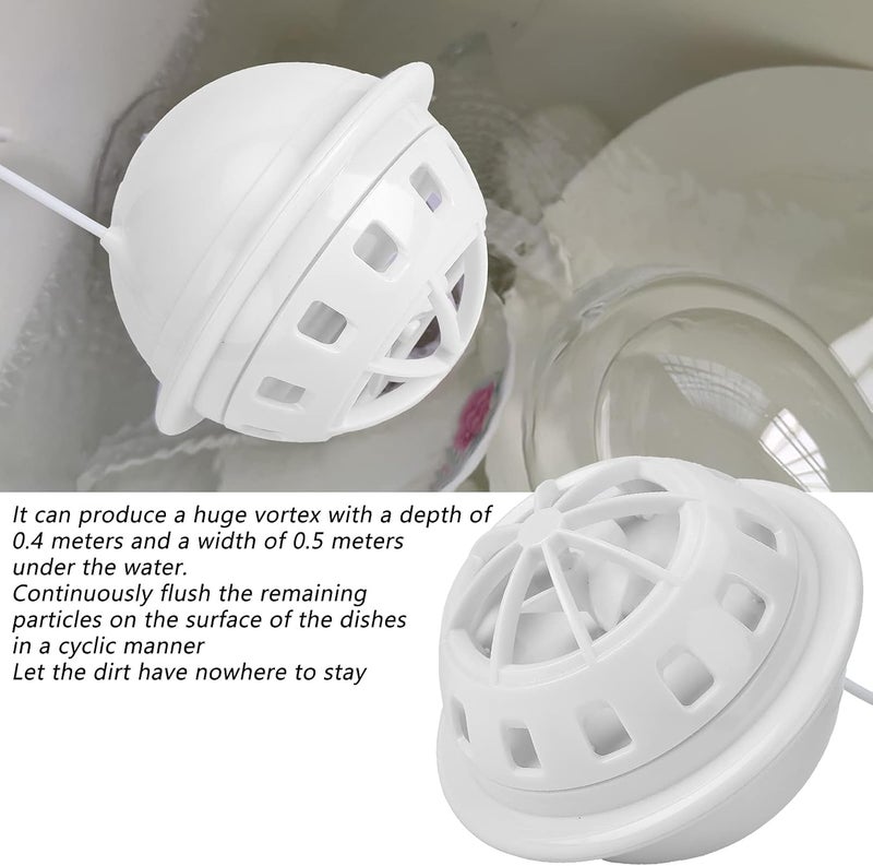 woobles Dishwasher, Portable Dishwasher USB‑Powered with Suction Cup for Kitchen for Restaurant(white) - Image 5
