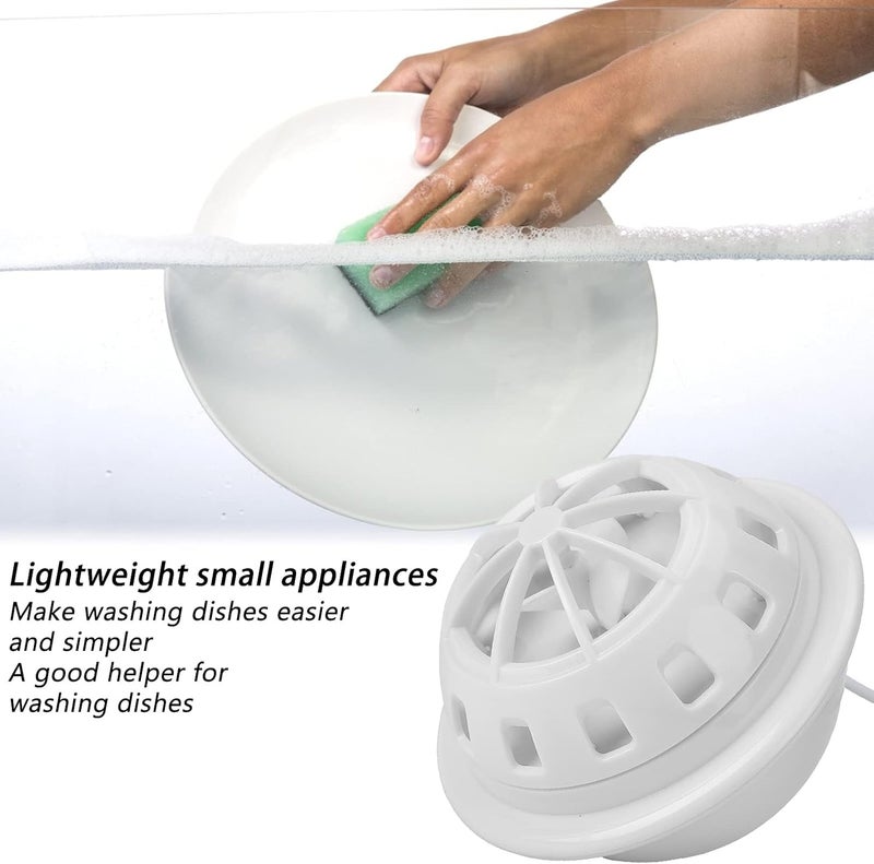 woobles Dishwasher, Portable Dishwasher USB‑Powered with Suction Cup for Kitchen for Restaurant(white) - Image 3