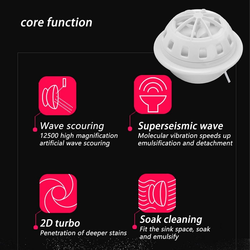 woobles Dishwasher, Portable Dishwasher USB‑Powered with Suction Cup for Kitchen for Restaurant(white) - Image 4