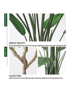 OASIS DESERT The Simulated Plant Potted Traveler Banana Can Be Used In Homes, Leisure Areas, Studios, And Shopping Malls  - Image 4