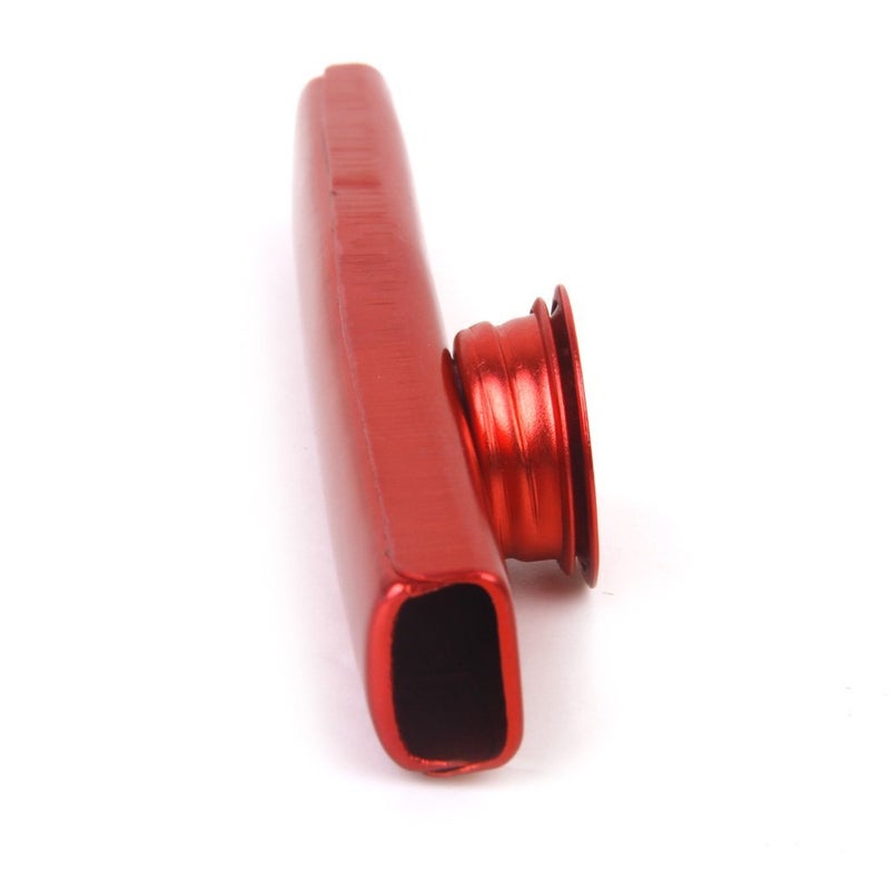 Justec - Aluminum Alloy 5 Membrane Flute Diaphragm Mouth Kazoos (Red) - Image 3
