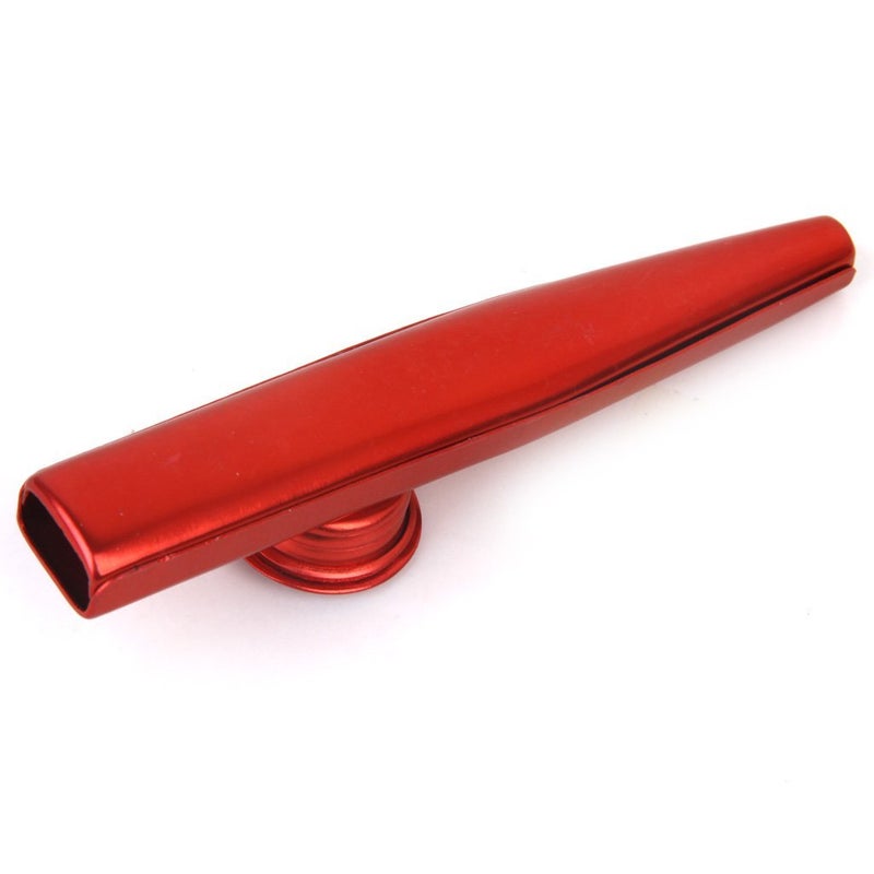 Justec - Aluminum Alloy 5 Membrane Flute Diaphragm Mouth Kazoos (Red) - Image 1