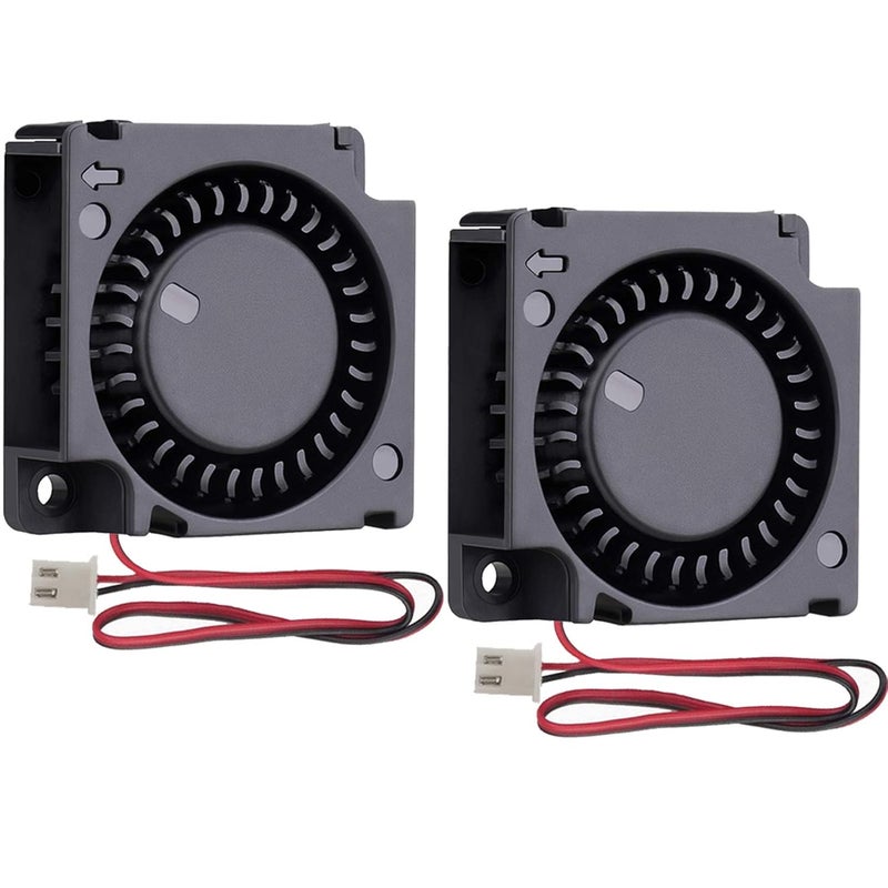 GDSTIME 2Pack 24V 30mm Blower Fan, 30mm x 30mm x10mm Brushless Cooling Replacement Fan for 3D Printer - Image 1