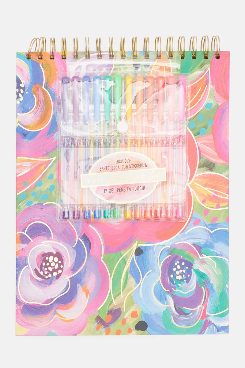 VOTUM 9 x 12 Inches Sketchbook Set, Pink Combo - Image 1