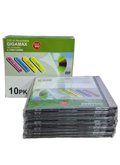 DVD-R recordable , 16x compatible , 4.7 GB/120MIN , 10PK