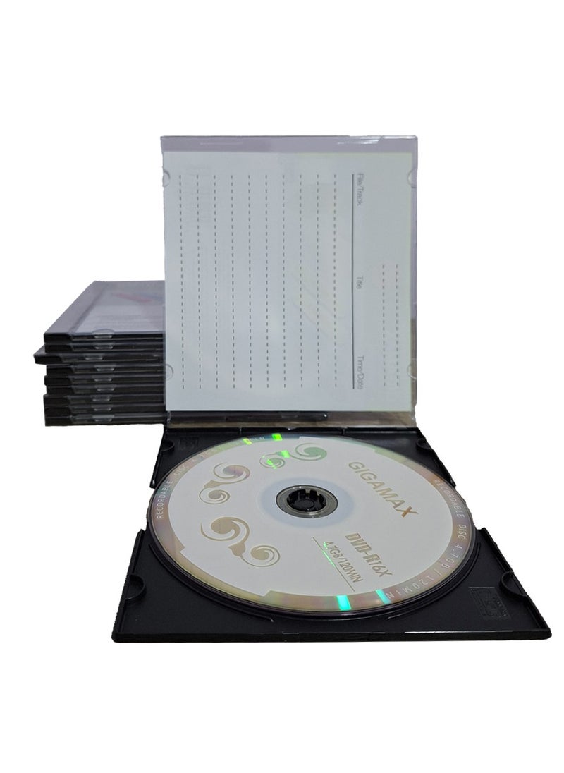Gigamax - DVD-R recordable , 16x compatible , 4.7 GB/120MIN , 10PK - Image 1