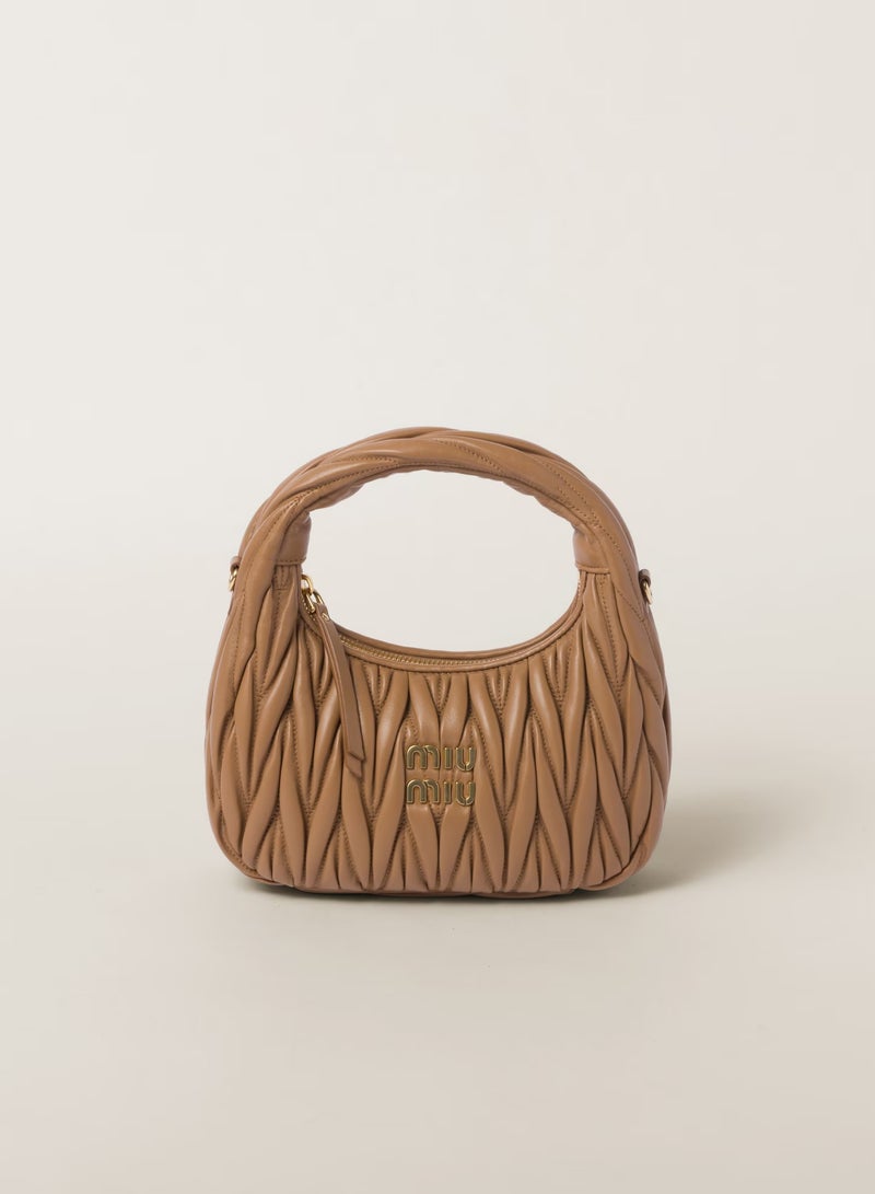 MIU MIU Wander nappa leather hobo Shoulder Bag  - Image 1