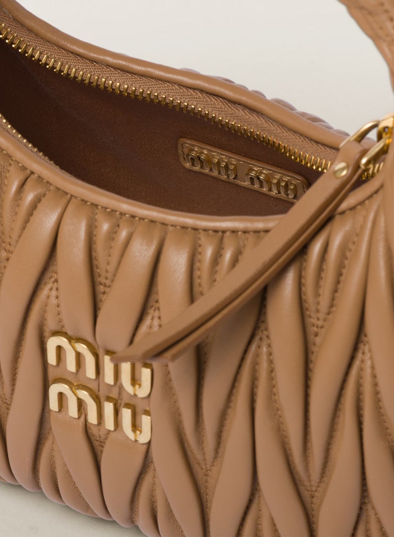 MIU MIU Wander nappa leather hobo Shoulder Bag  - Image 4