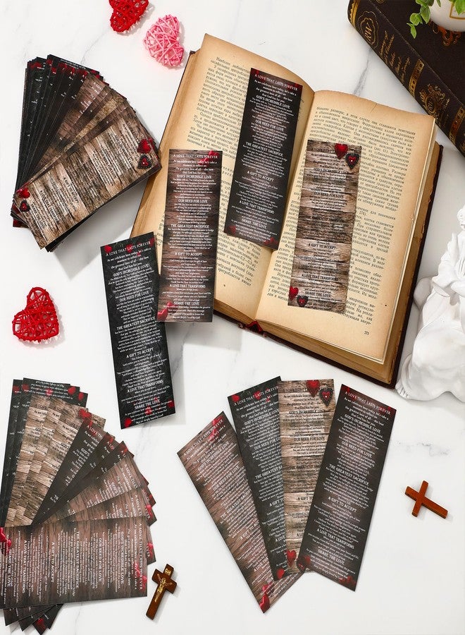 Skyygemm 100 Pcs Bible Verse Bookmarks Bulk Set Christian Bookmarks easter gifts Bulk for Stocking basket Stuffers Church members Favors Ministry Gifts coworker Holiday Favors - Image 3