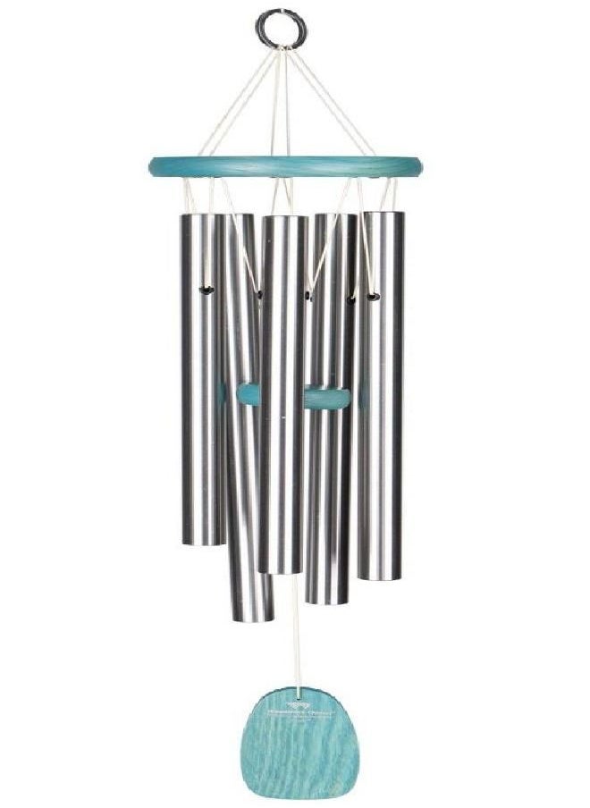 Woodstock Chimes - Woodstock Chimes Signature Collection, Woodstock Beachcomber Chime, 24'' Gracious Green Wind Chime, Decor Designs Wind Chimes for Outdoor, Patio, Home or Garden Décor, for Mom (BCGG) - Image 1