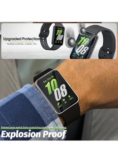 SNBFA 3 PCS Watch Screen Protector for Samsung Galaxy Fit 3, Tempered Glass Ultra Thin HD Full Coverage Anti-Scratch  - Image 5