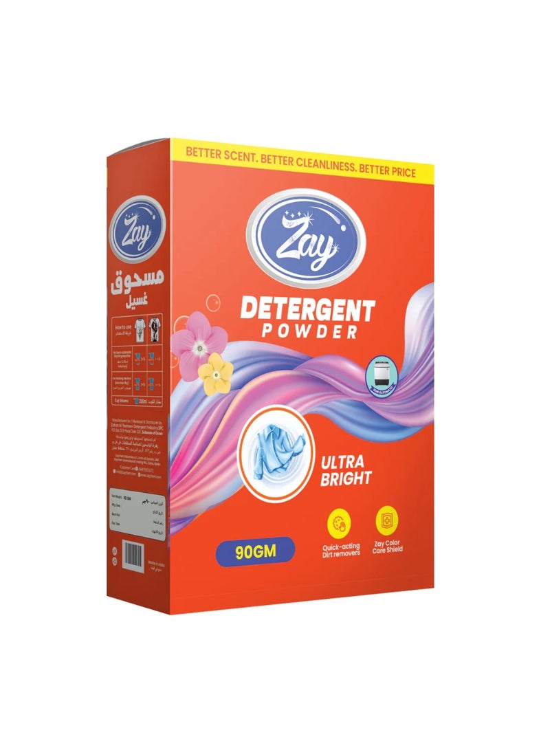 Zay Detergent Powder – 90gm Box