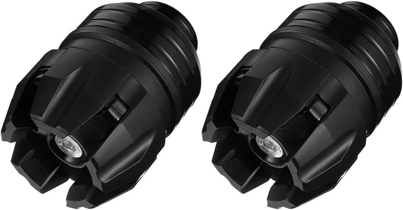 GONAMA Universal 28MM Motorcycle Fork Frame Sliders - PVC Front & Rear Wheel Anti-Crash Pad Protector for Motorbikes Motorcycle Frame Sliders Compatible with for All Bike (Black) - Image 2
