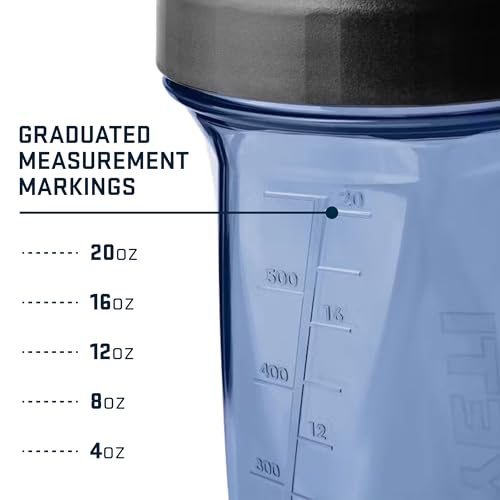YETI Yonder Helimix Vortex Blender Shaker Bottle Holds up to 27oz | No Blending Ball or Whisk | USA Made | Portable Pre Workout Whey Protein Drink Shaker Cup | Dishwasher Safe, Charcoal - Image 3