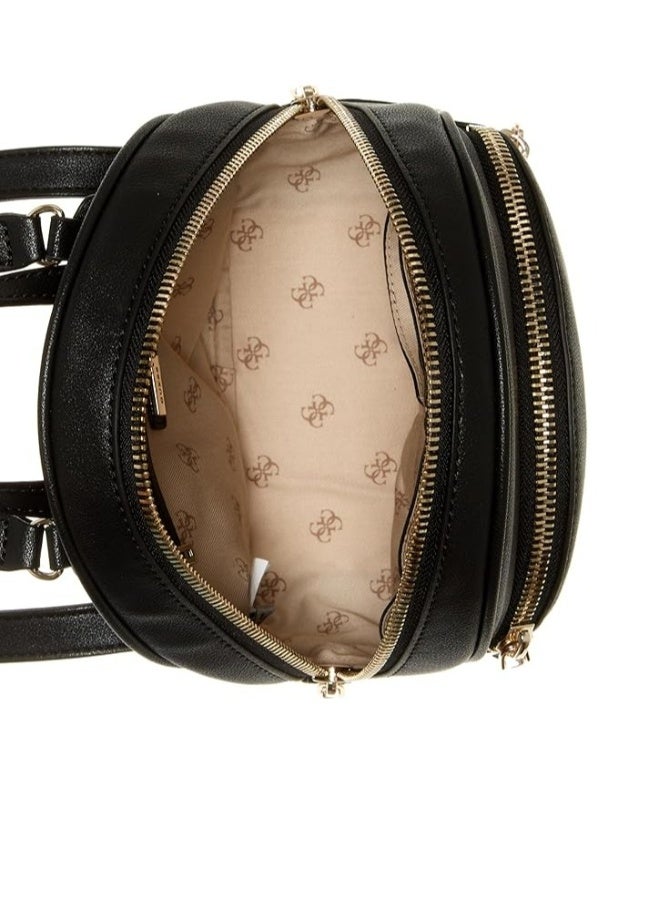 GUESS Women's Double-shoulder Bag, A Fashionable Backpack In Black - Image 3