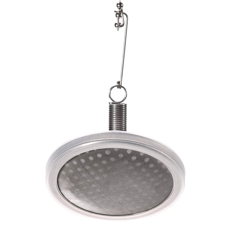 Merryseason Permanent SiphonSyhon Coffee Filter for Hario Yama Siphon Coffee Maker and Other Syphon Coffee Maker Stainless Steel  White Silicon Rubber Model A1