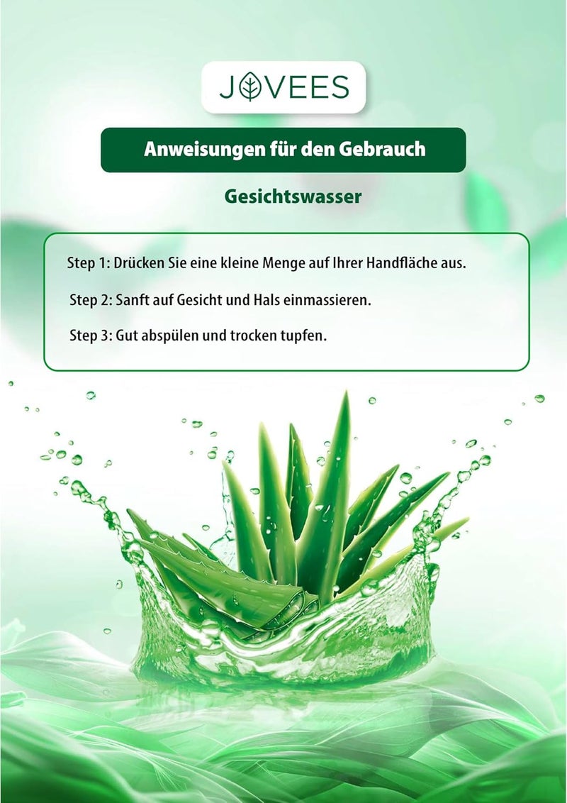 Jovees غسول وجه جوفيز العشبي بنيم للبشرة الصافية مع مستخلص النيم وشجرة الشاي - لطيف للبشرة الدهنية المعرضة لحب الشباب - يتحكم في الزيت وحب الشباب والبقع الداكنة - منظف للتحكم في حب الشباب لجميع أنواع البشرة 50 مل - Image 2